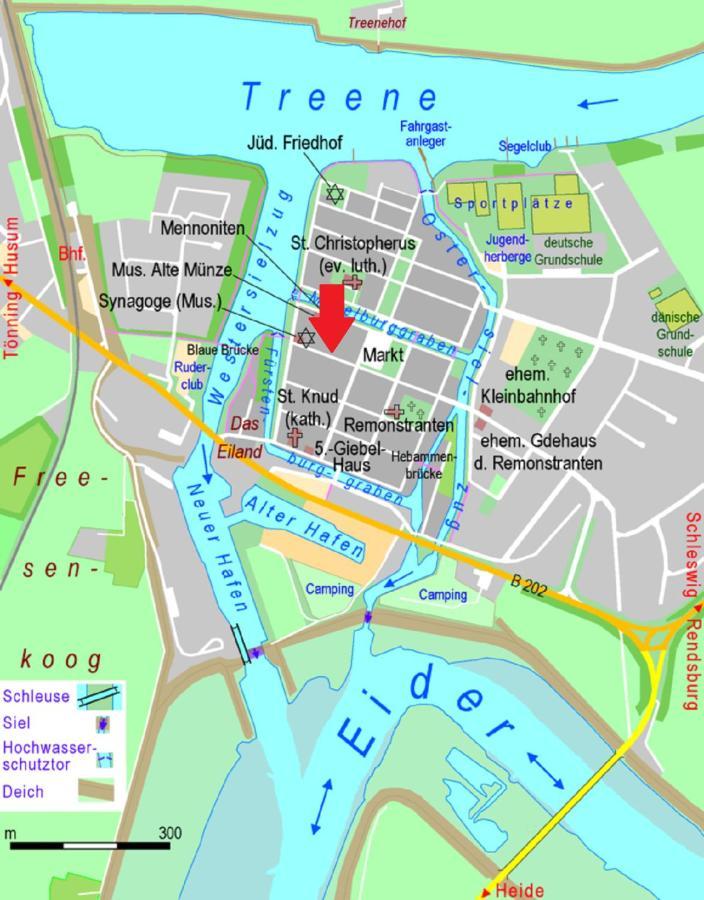 Zwischen Eider Und Treene Friedrichstadt Exterior foto